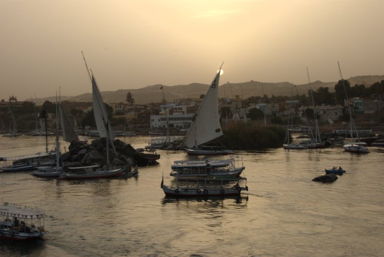 Felucca Traffic on the Nile