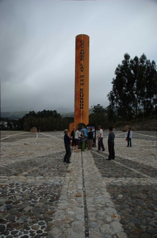 Ecuador: Equator marker