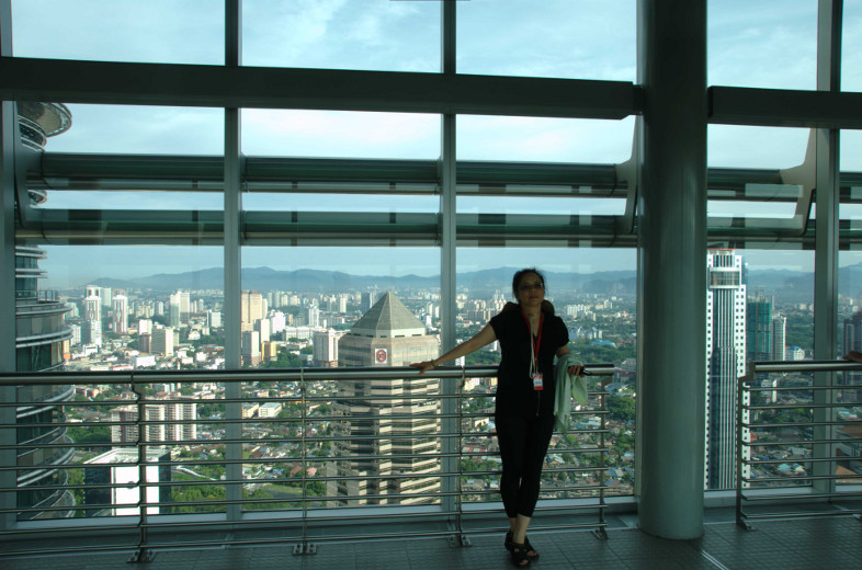 Kuala Lumpur, Malaysia: view from 40 floors up