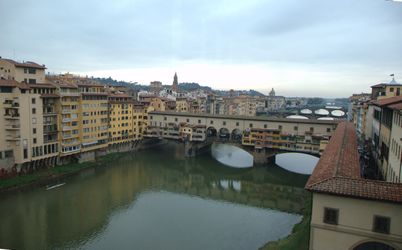 Florence, Italy: Bridge over the Arno