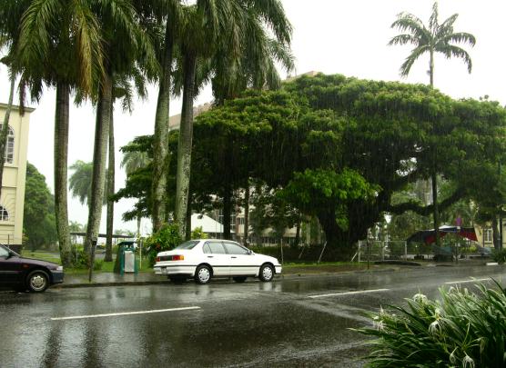 Suva Fiji: Rainy morning