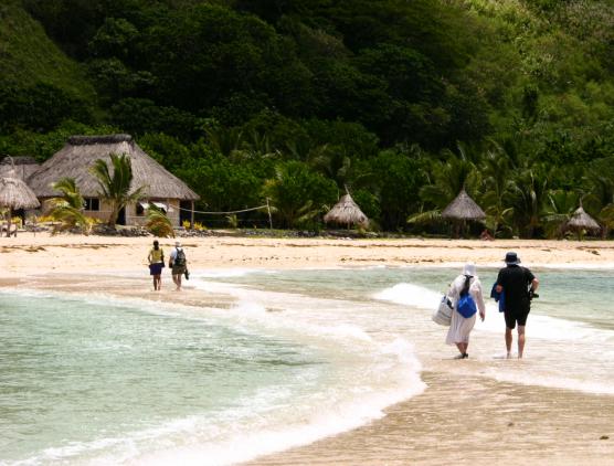 Waya Island, Fiji: Sandbar