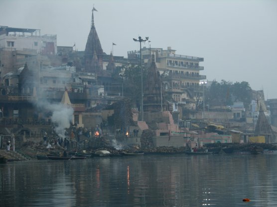 Varanasi, India: Burning Ghat