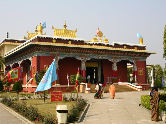 Bodhgaya, India: Tibetan temple