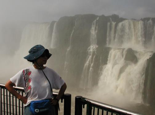 Iguacu Falls, Brazil: Getting wet