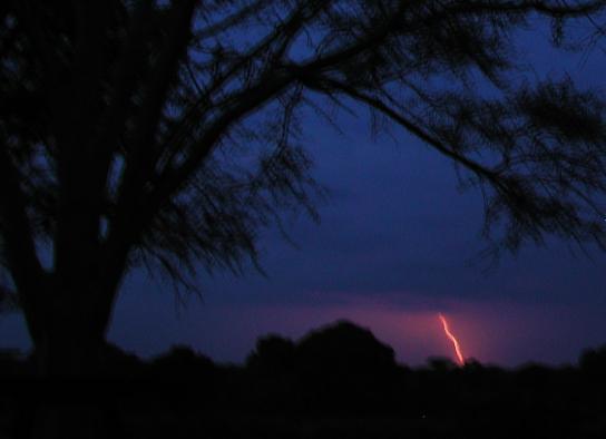 Kruger Parg, South Africa: Lightning over the Lower Sabie