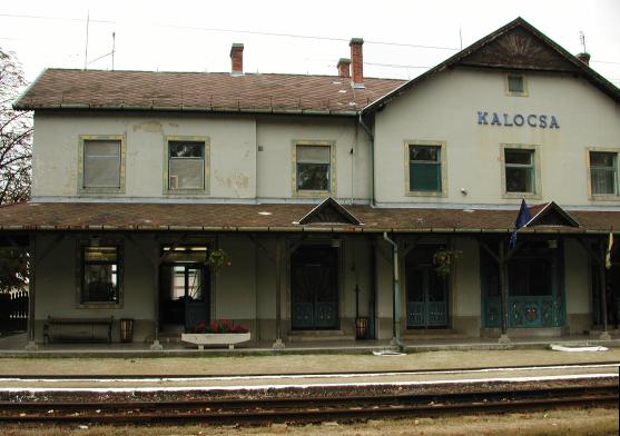 Kalocsa, Hungary: train station