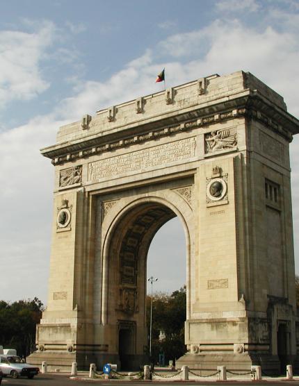 Bucharest, Romania: Triumphal arch