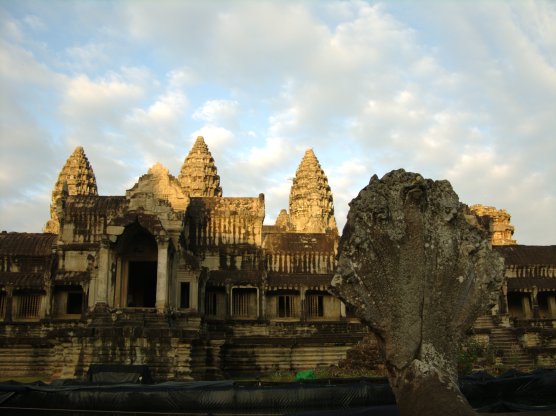 first light on Angkor Wat